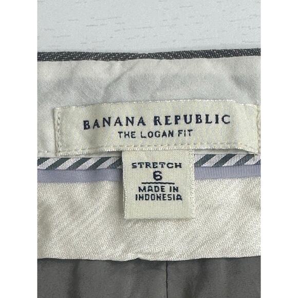 Banana Republic The Logan Fit Trousers Gray Classic Professional Business 6 - Picture 3 of 9